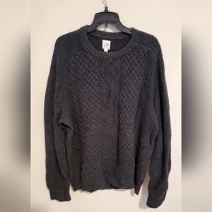Gap Cable Knit Crewneck Sweater